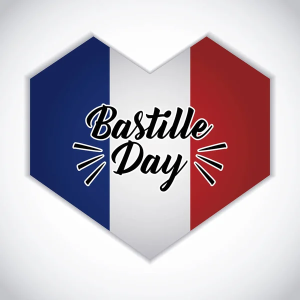 Návrh bastille day — Stockový vektor