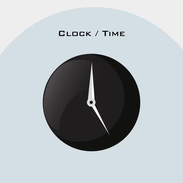 時計と時間のデザイン — ストックベクタ