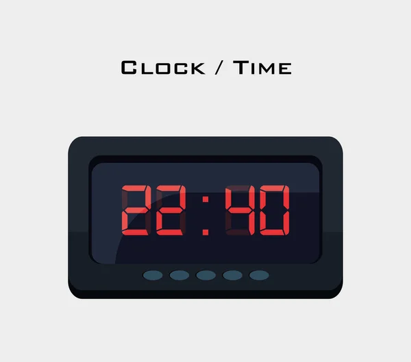 Diseño de tiempo y relojes — Vector de stock