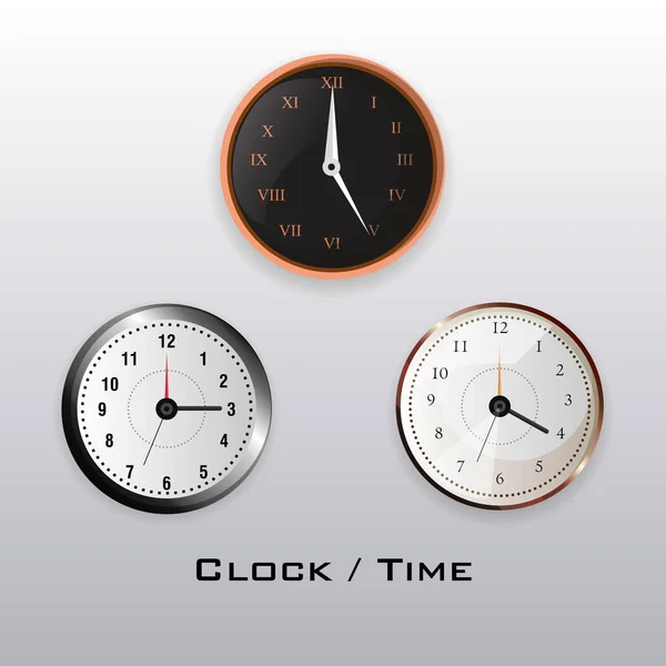 Czas i zegary design — Wektor stockowy
