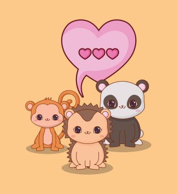 Kawaii hayvanlar ve aşk