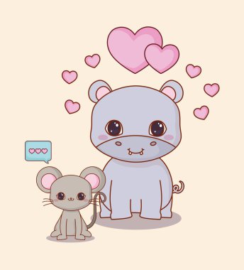 Kawaii hayvanlar ve aşk