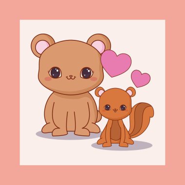 Kawaii hayvanlar ve aşk