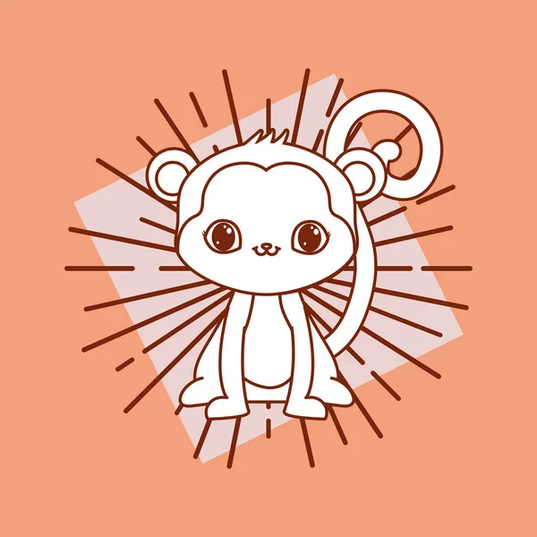 Diseño de animales Kawaii — Vector de stock