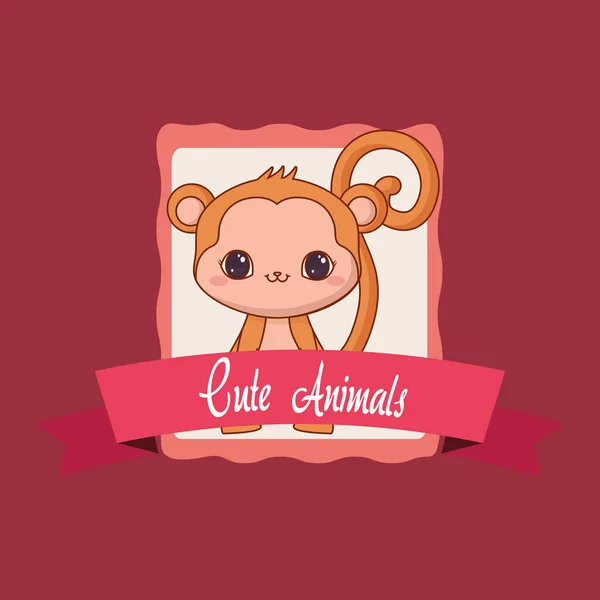 Lindo diseño de animales — Vector de stock