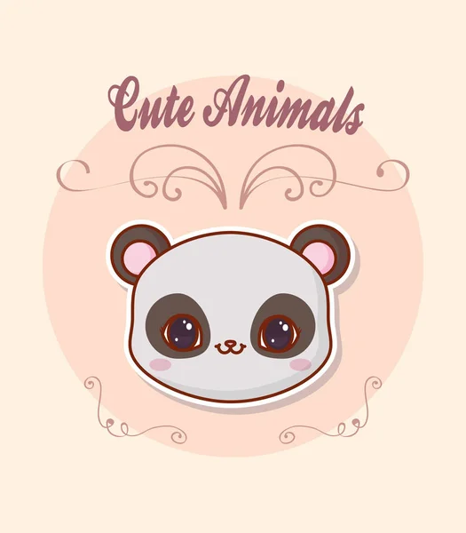Cute animals design — Stock Vector
