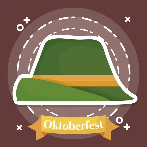 Oktoberfest festival design with icon vectot ilustration — Stock Vector