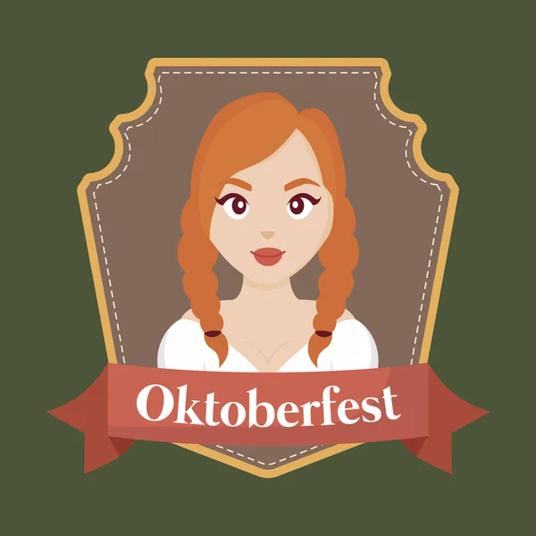 Oktoberfest festival design with icon vectot ilustration — Stock Vector