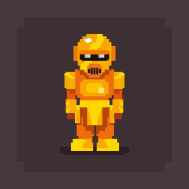 Simge vektör halat tasarım pixelated ve video oyunu