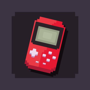 Simge vektör halat tasarım pixelated ve video oyunu
