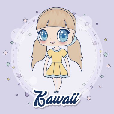 Kawaii kız simgesi