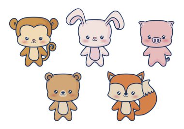 Kawaii hayvanlar tasarım