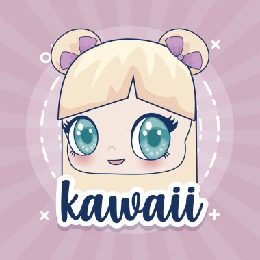 Kawaii kız simgesi