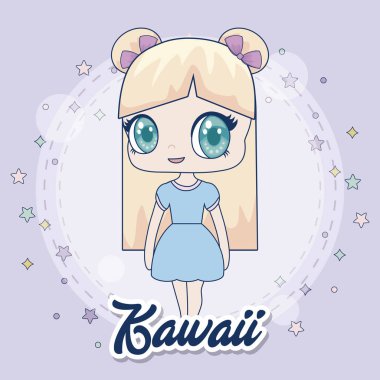 Kawaii kız simgesi
