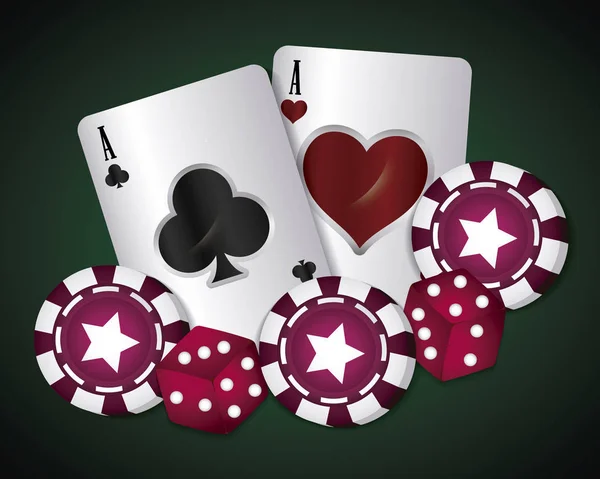 Casino koncepce designu — Stockový vektor