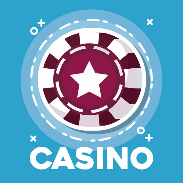 Diseño de icono de Casino — Vector de stock