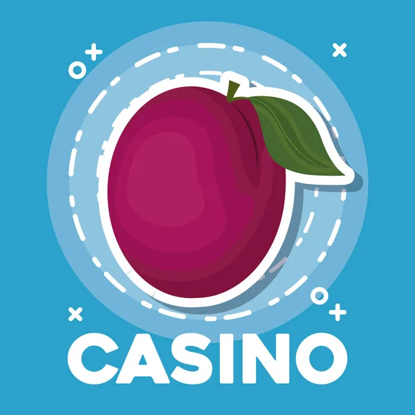 Casino simgesi tasarım — Stok Vektör