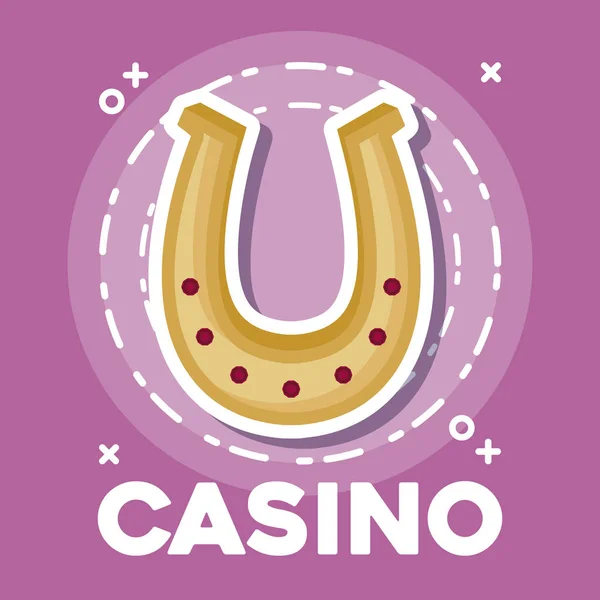 Casino ícone design — Vetor de Stock