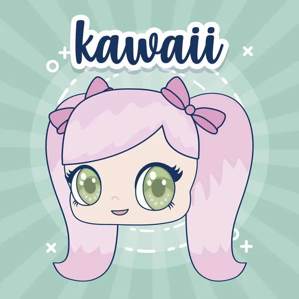 Kawaii kız simgesi