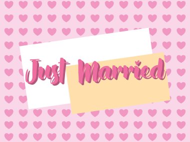 düğün kutlama kartı kalp sevgi ile