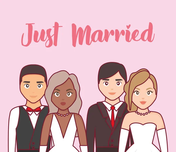 düğün kartı çiftler Grup