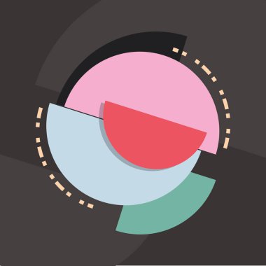 renklerin ve geometrik figürler arka plan