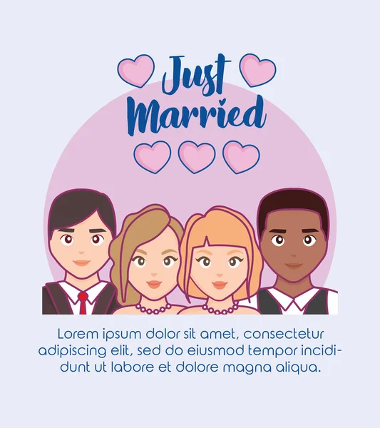 düğün kartı çiftler Grup