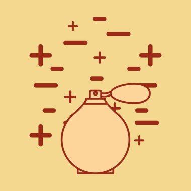 fragance sıçrama şişe simgesi