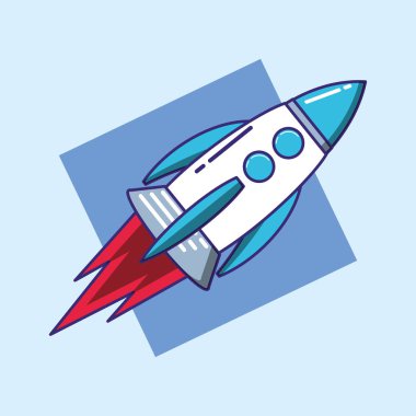 Roket başlatma simgesi