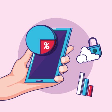 fintech kavramı ile Smartphone kullanarak ele