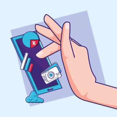 fintech kavramı ile Smartphone kullanarak ele