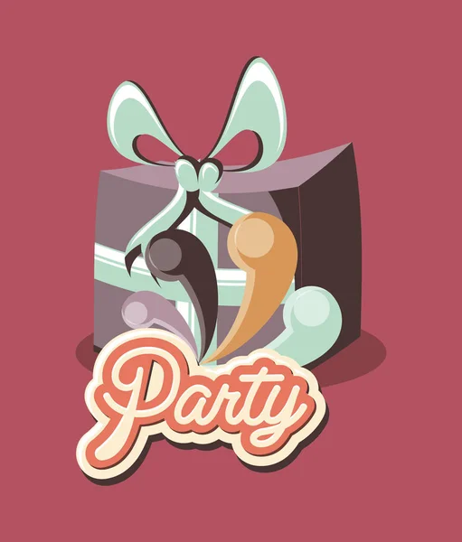 Party konceptdesign — Stock vektor