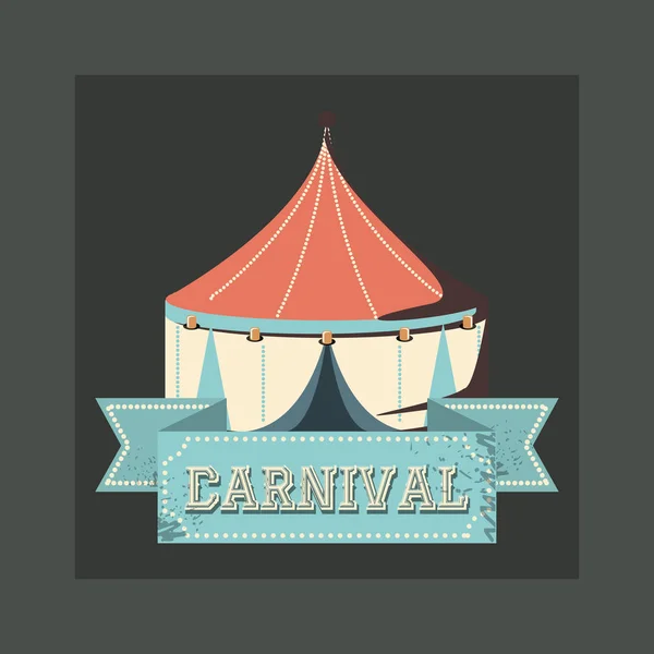 Design de circo de carnaval —  Vetores de Stock