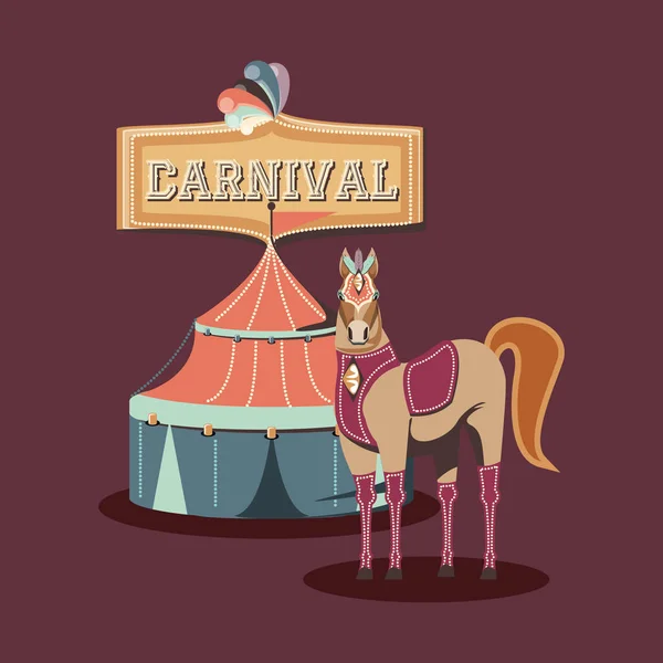 Карнавальный цирк — стоковый вектор