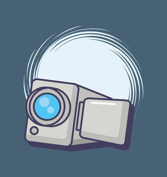 Design do dispositivo videocamera — Vetor de Stock