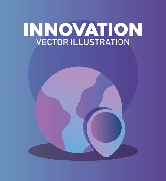 Innovation et conception technologique — Image vectorielle