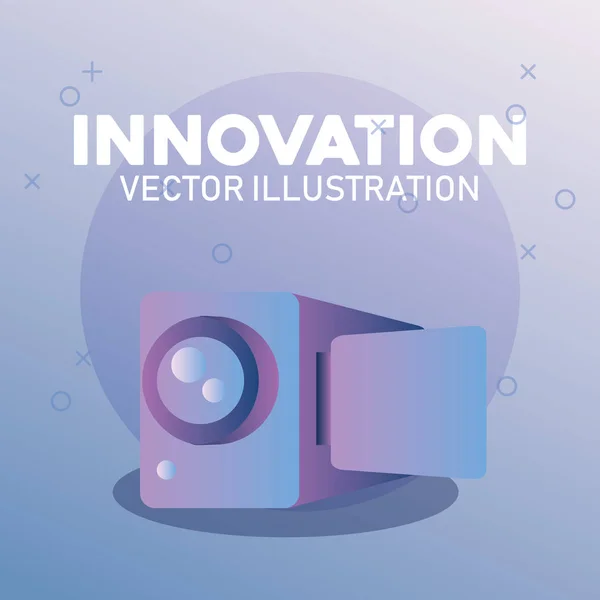 Innovation et conception technologique — Image vectorielle