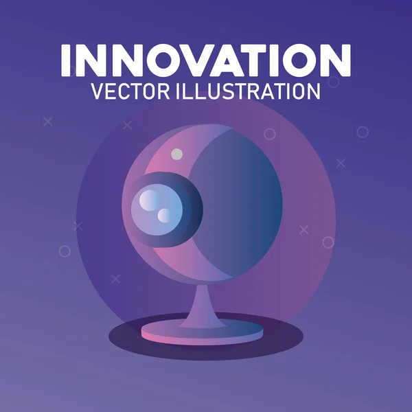 Innovation and technology design — Stock Vector