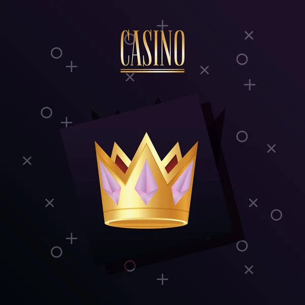 Casino-Konzeption — Stockvektor