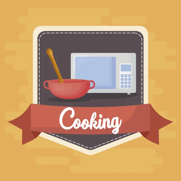 Diseño de utensilios de cocina — Vector de stock