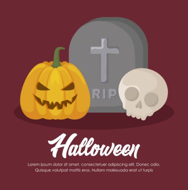 Cadılar Bayramı kutlama tasarım