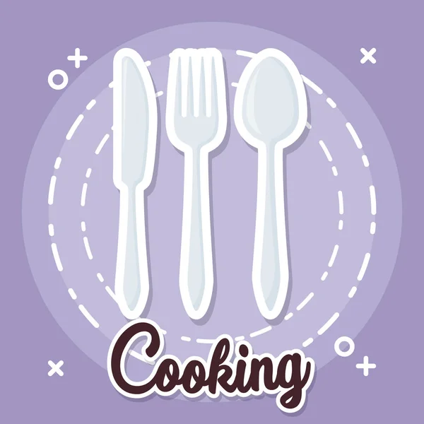 Cooking utensils design — Stock Vector