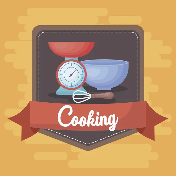 Conception des ustensiles de cuisine — Image vectorielle