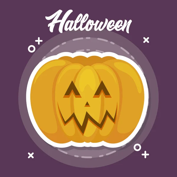 Halloween celebración diseño — Vector de stock