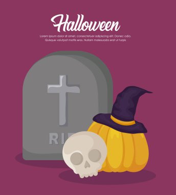 Cadılar Bayramı kutlama tasarım