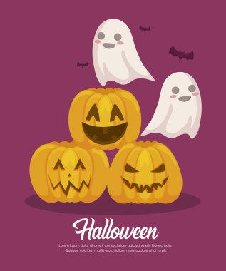 Cadılar Bayramı kutlama tasarım