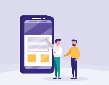 Grup adam ile smartphone