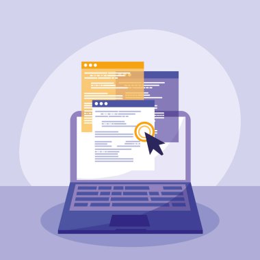 dizüstü bilgisayar ile Web sayfası şablonları