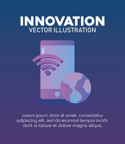 Image der Innovationstechnologie — Stockvektor