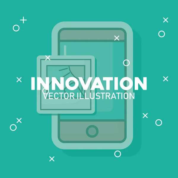 Innovation technologie image — Image vectorielle